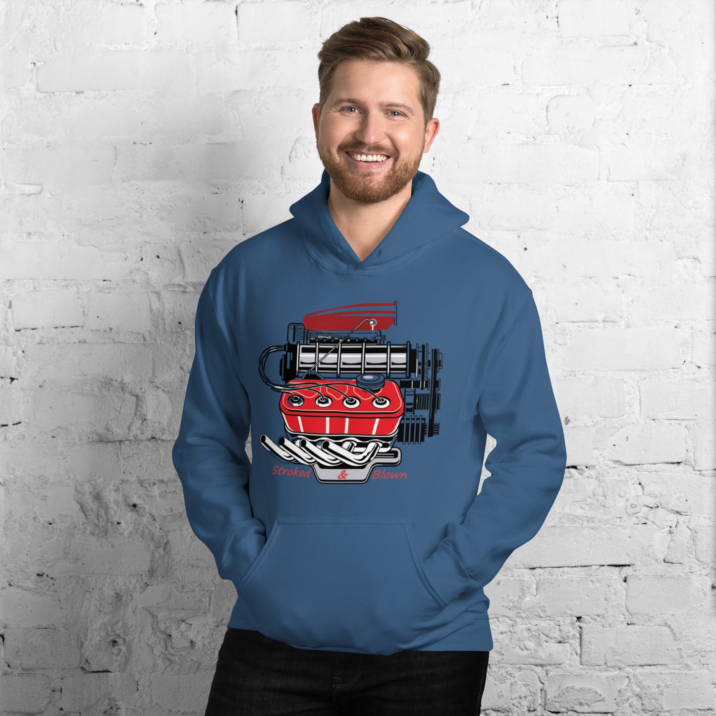 Stroked & Blown Hemi V8 Unisex Hoodie