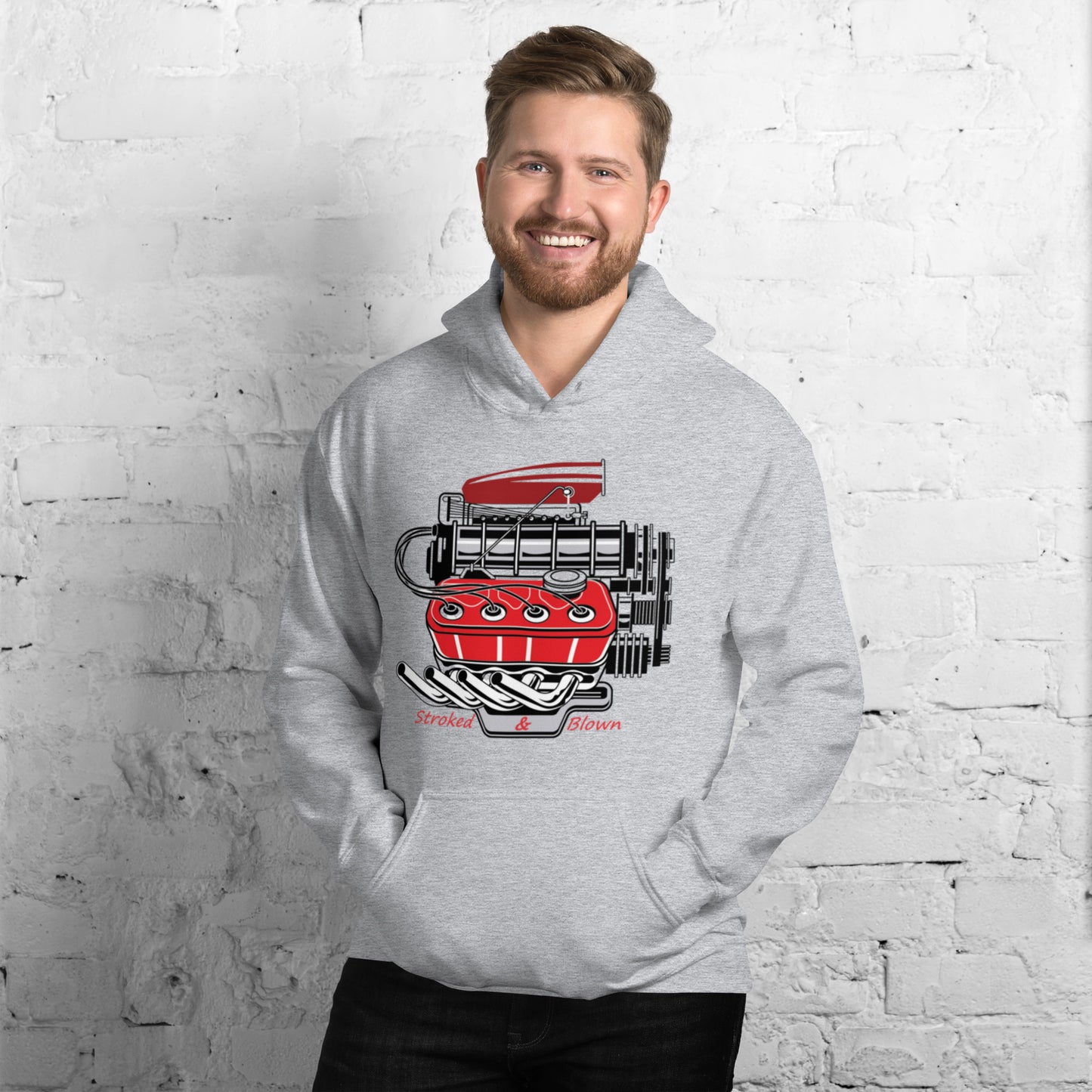 Stroked & Blown Hemi V8 Unisex Hoodie