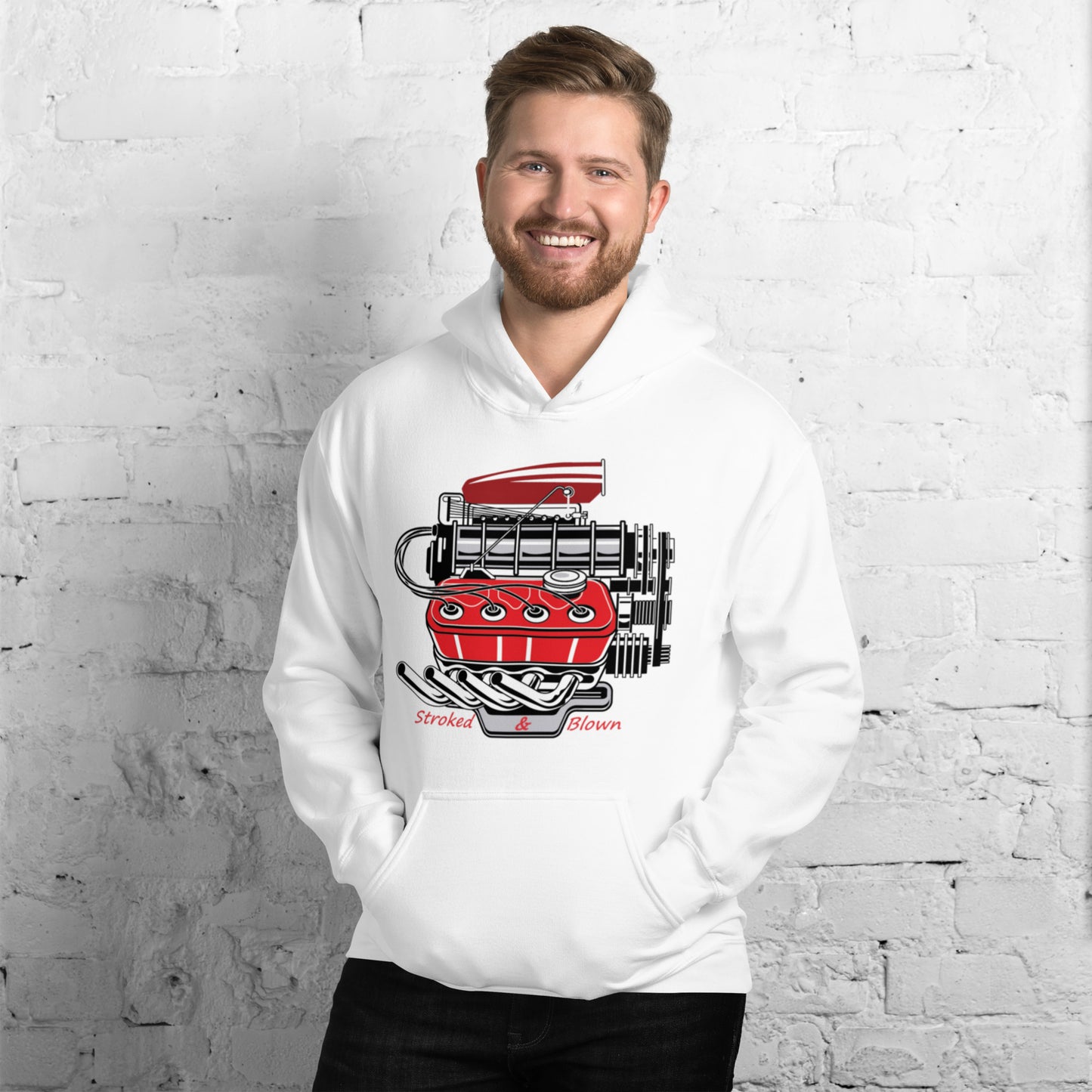 Stroked & Blown Hemi V8 Unisex Hoodie