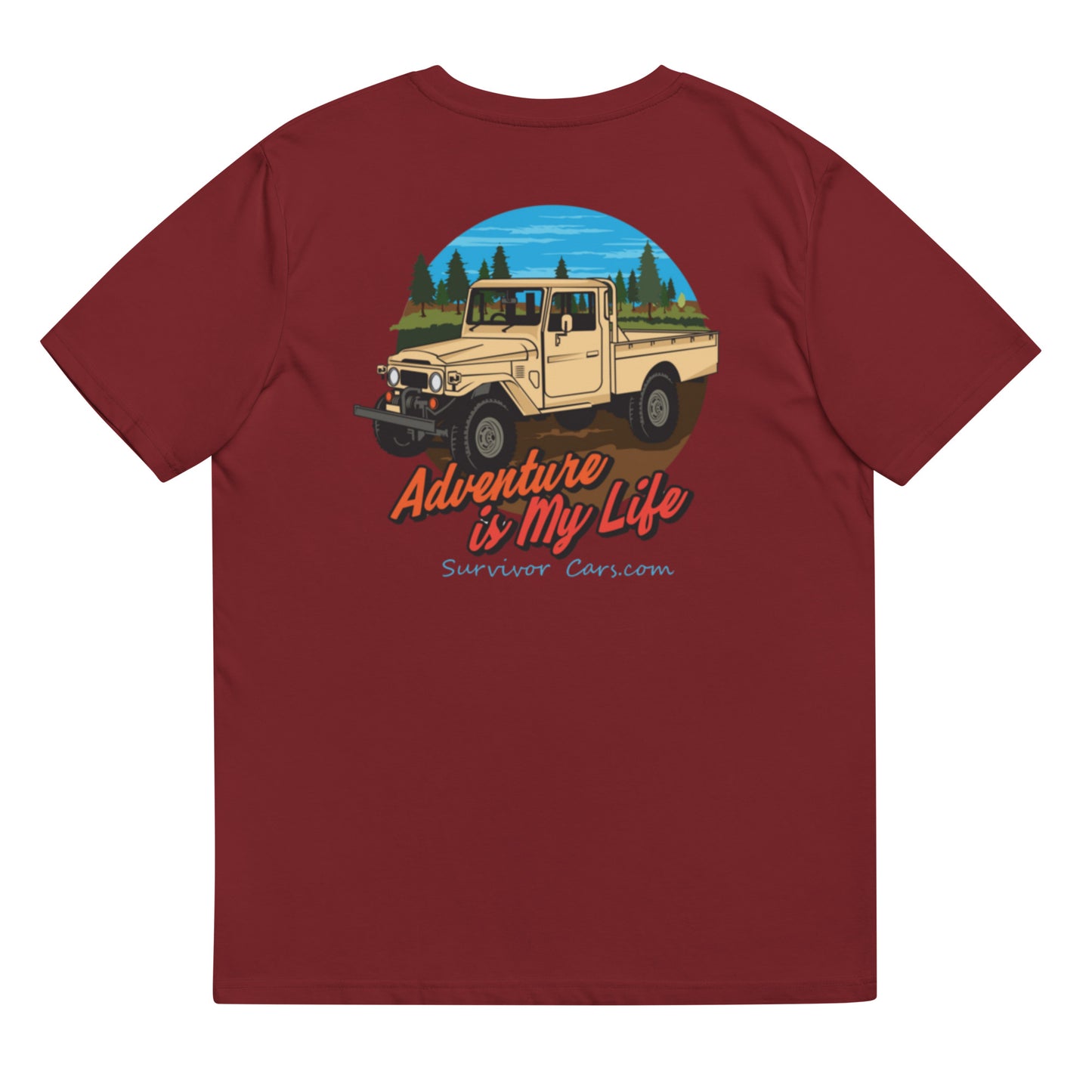 Off Road Classic Pickup Truck organic cotton t-shirt