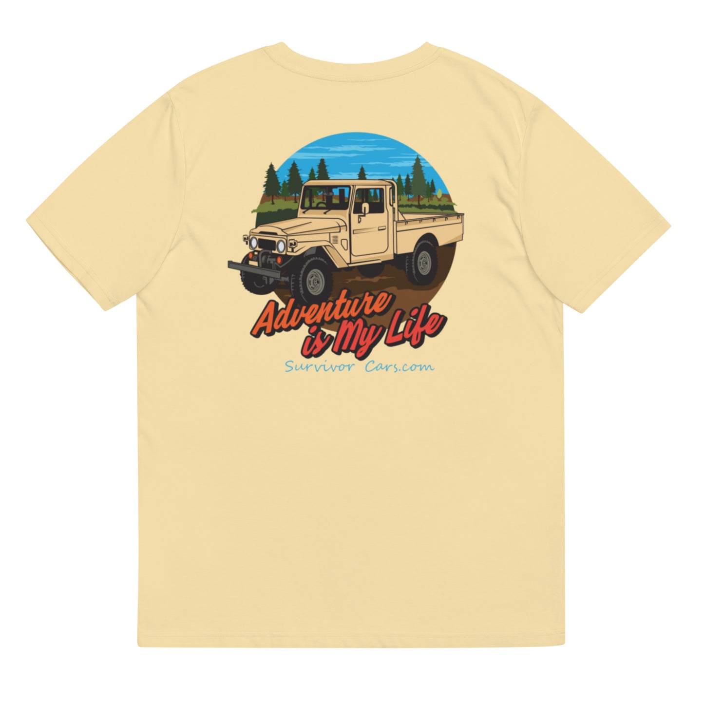 Off Road Classic Pickup Truck organic cotton t-shirt