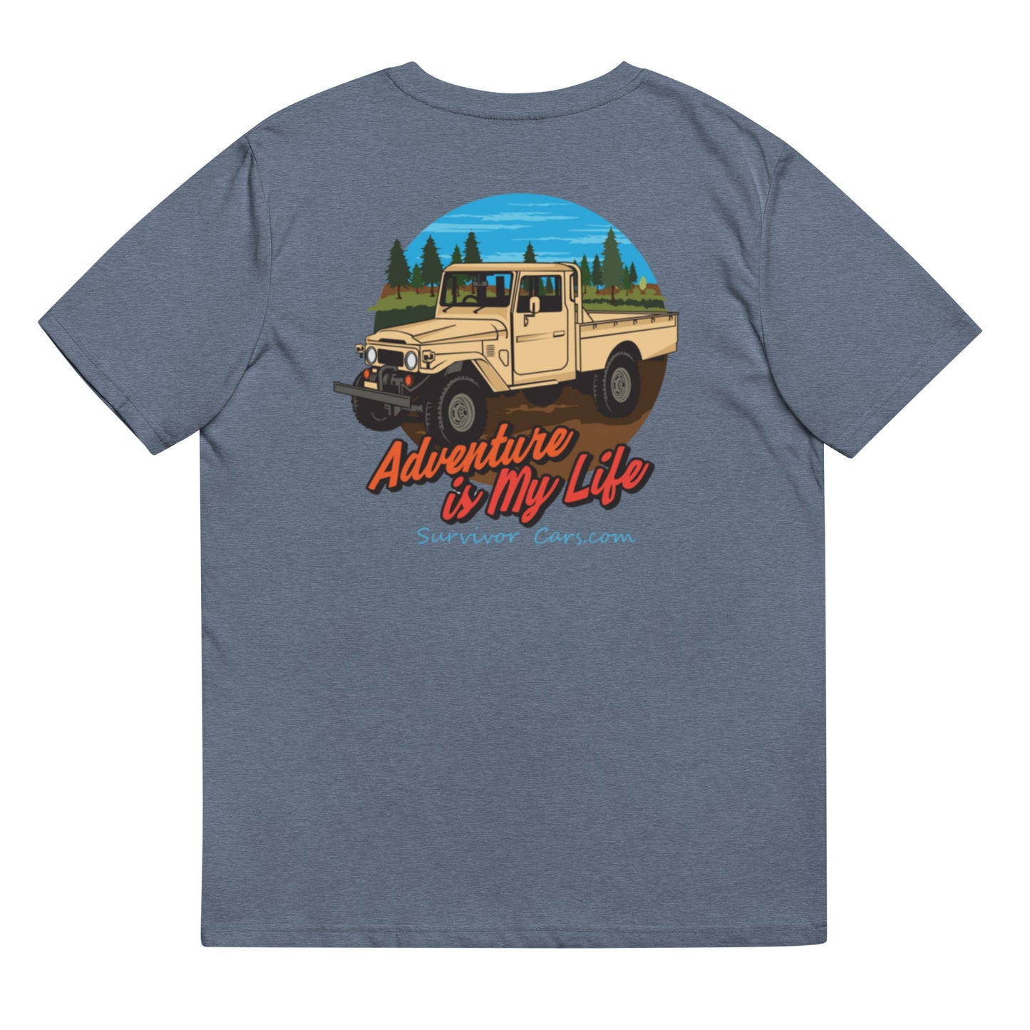 Off Road Classic Pickup Truck organic cotton t-shirt