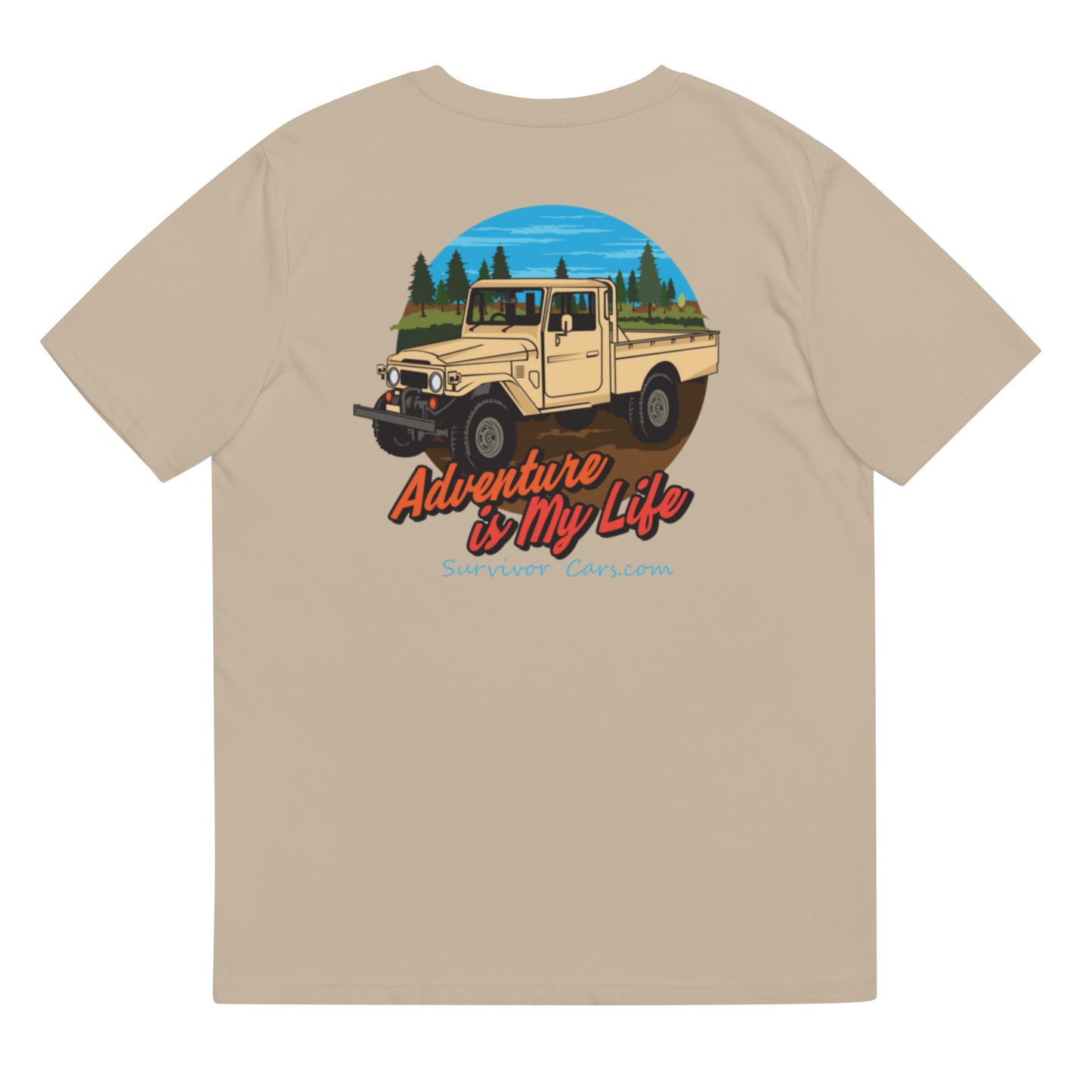 Off Road Classic Pickup Truck organic cotton t-shirt