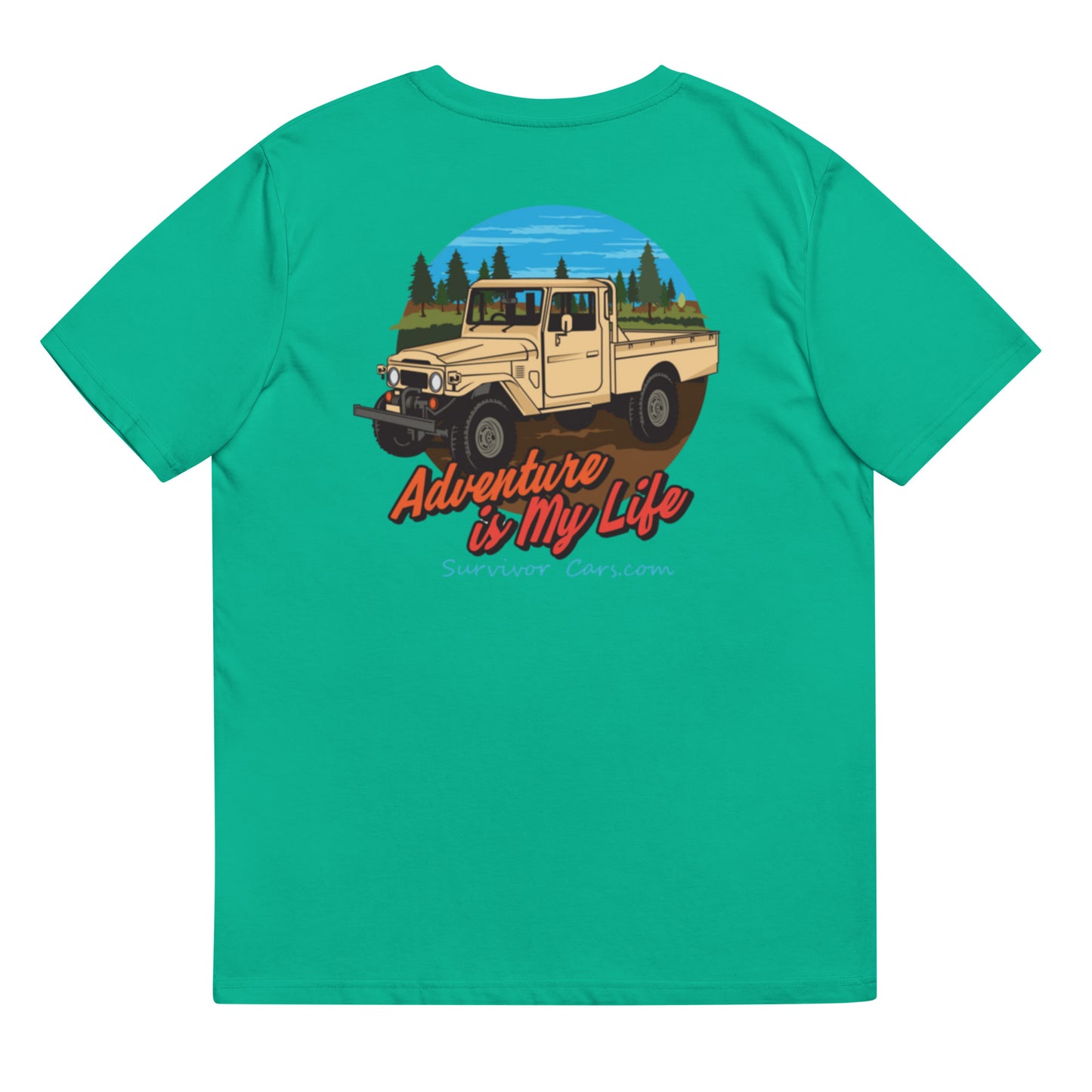 Off Road Classic Pickup Truck organic cotton t-shirt