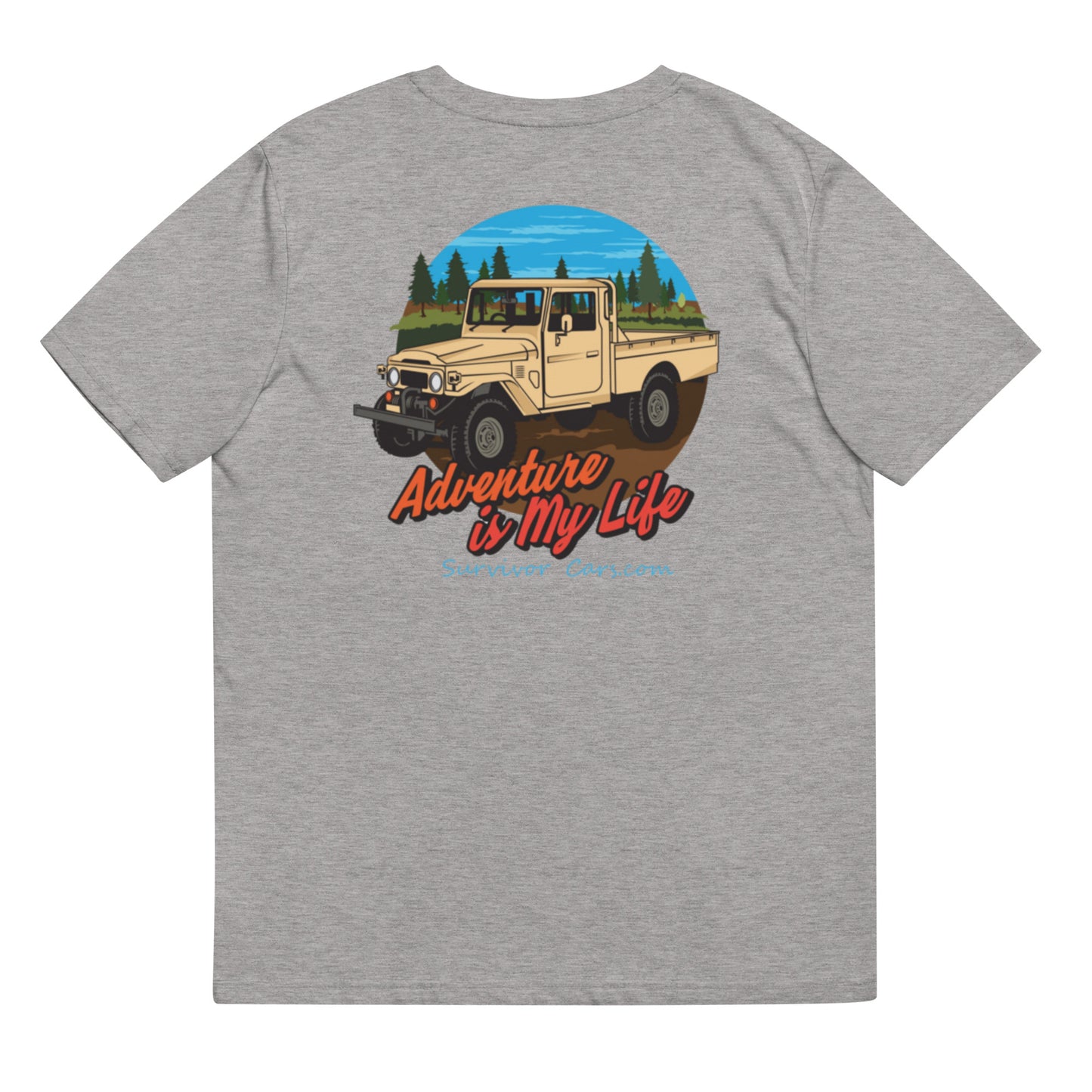 Off Road Classic Pickup Truck organic cotton t-shirt