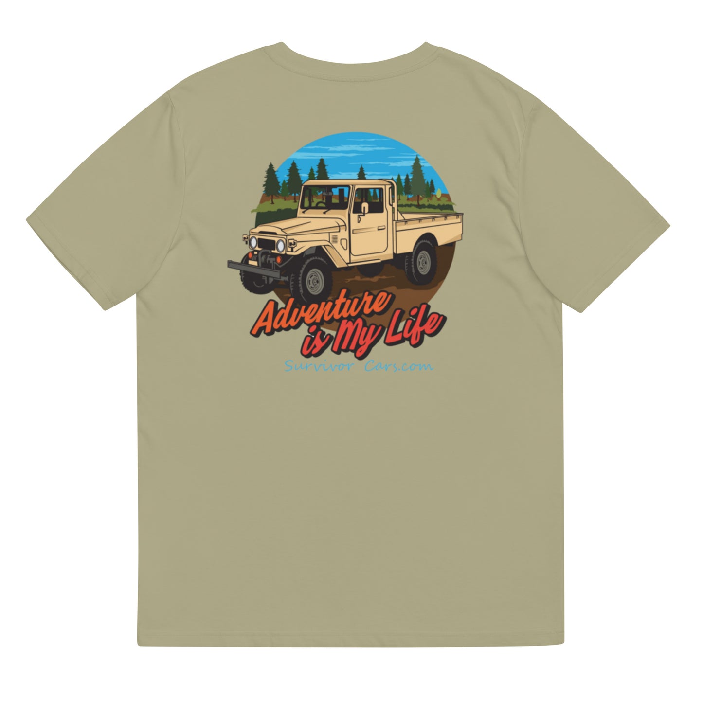 Off Road Classic Pickup Truck organic cotton t-shirt