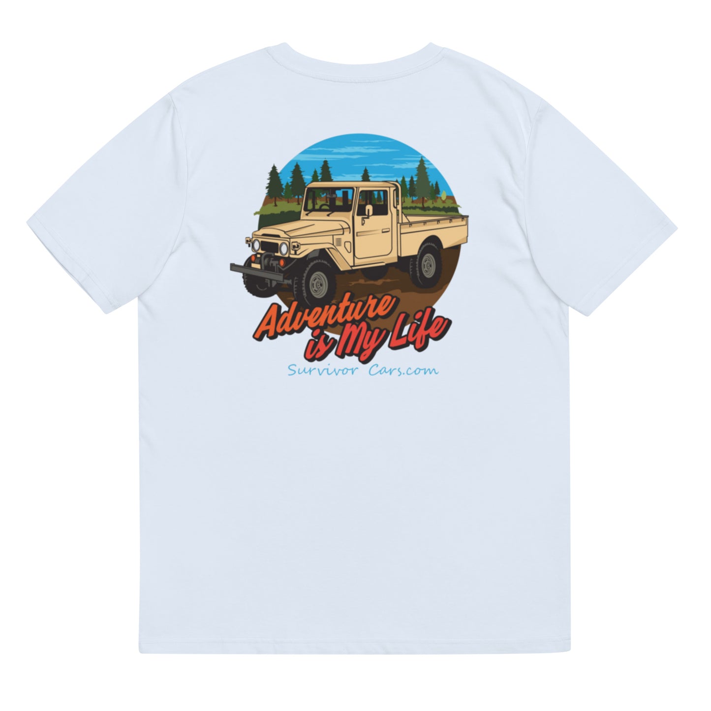 Off Road Classic Pickup Truck organic cotton t-shirt