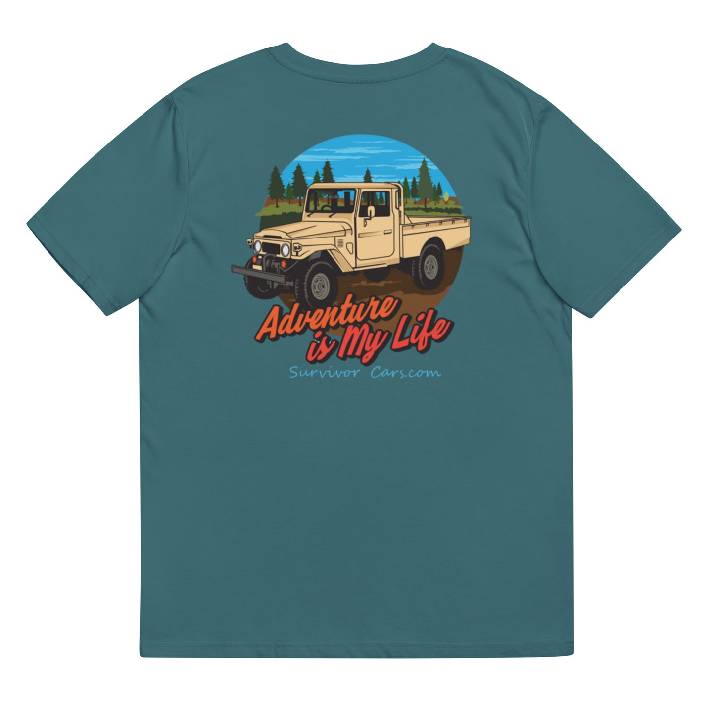 Off Road Classic Pickup Truck organic cotton t-shirt