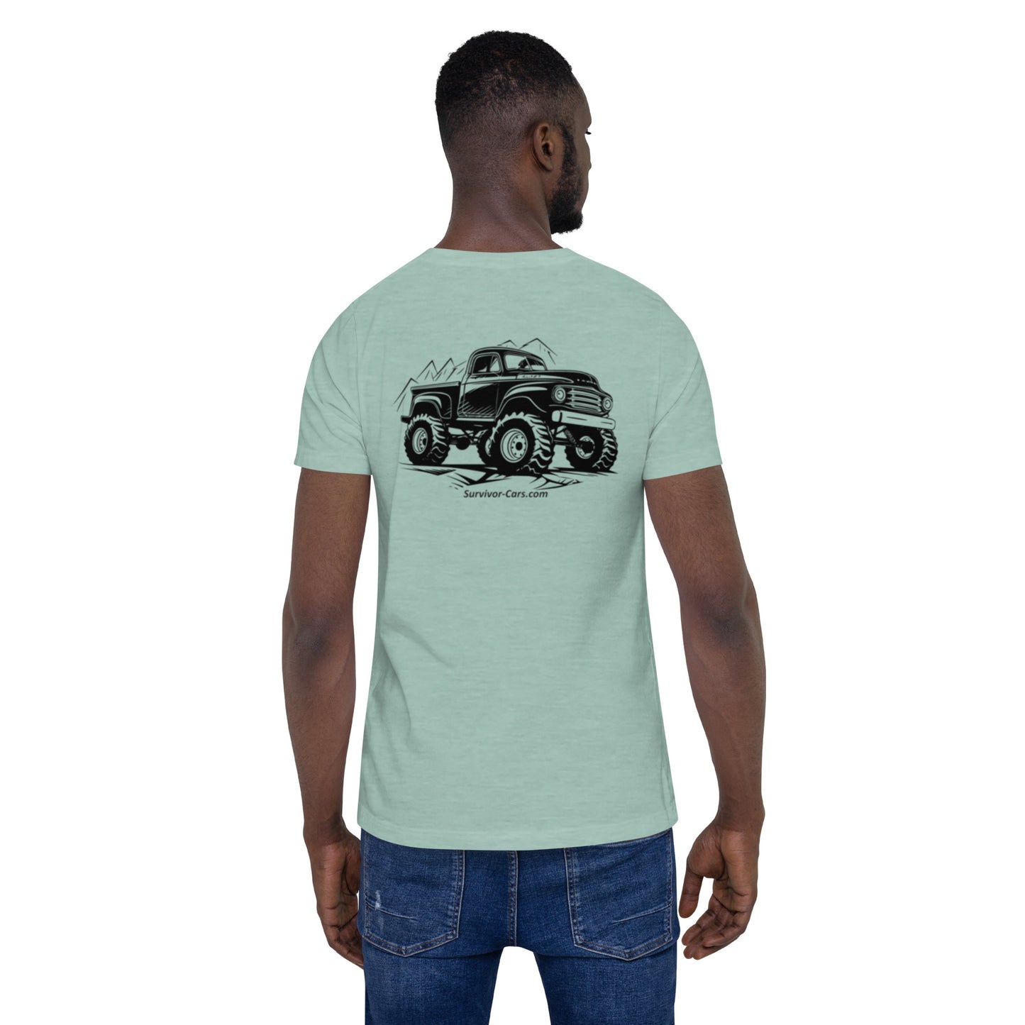 Monster Truck Classic Lifted Pickup T-Shirt