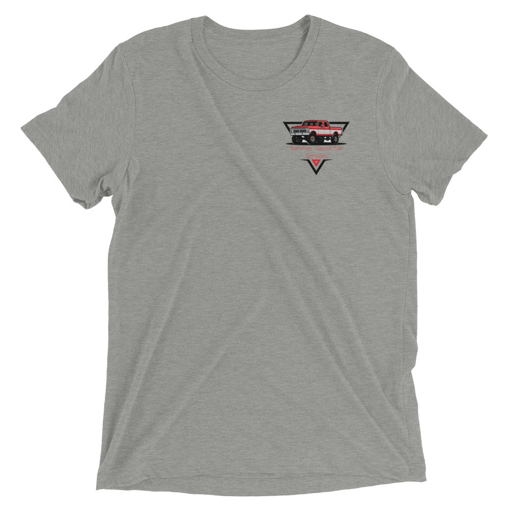 Dentside Crew Cab 4x4 Lifted Red Short sleeve t-shirt