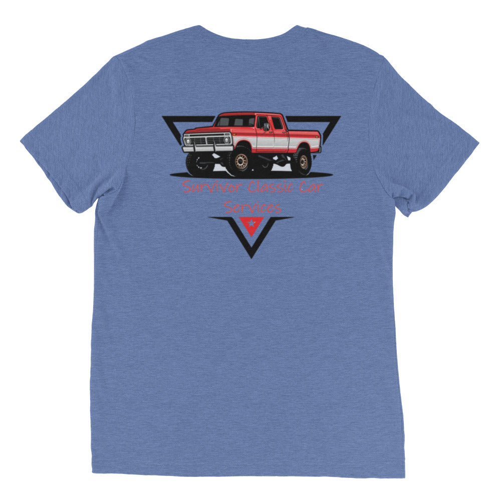 Dentside Crew Cab 4x4 Lifted Red Short sleeve t-shirt