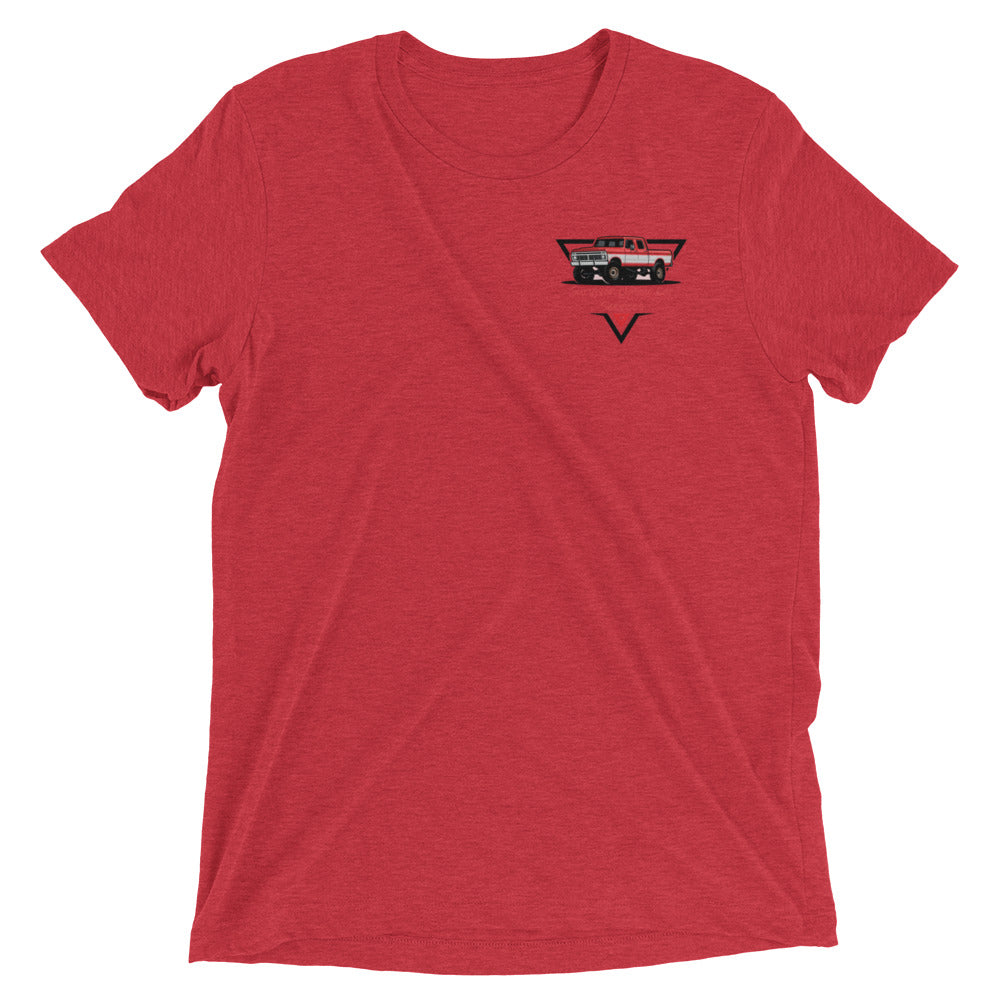 Dentside Crew Cab 4x4 Lifted Red Short sleeve t-shirt