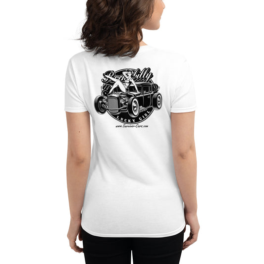 Women's Rockabilly Rat Rod short sleeve t-shirt